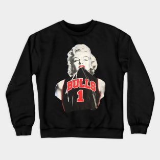 Marilyn Monroe Chicago Number One NBA Crewneck Sweatshirt